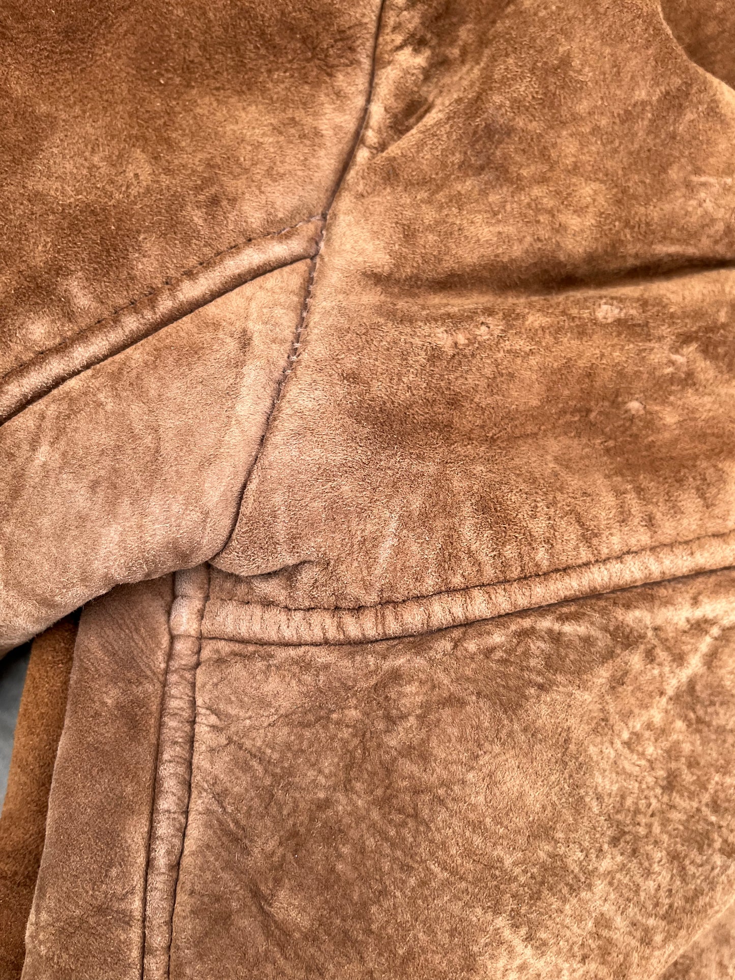 Brown sheepskin coat uk 8