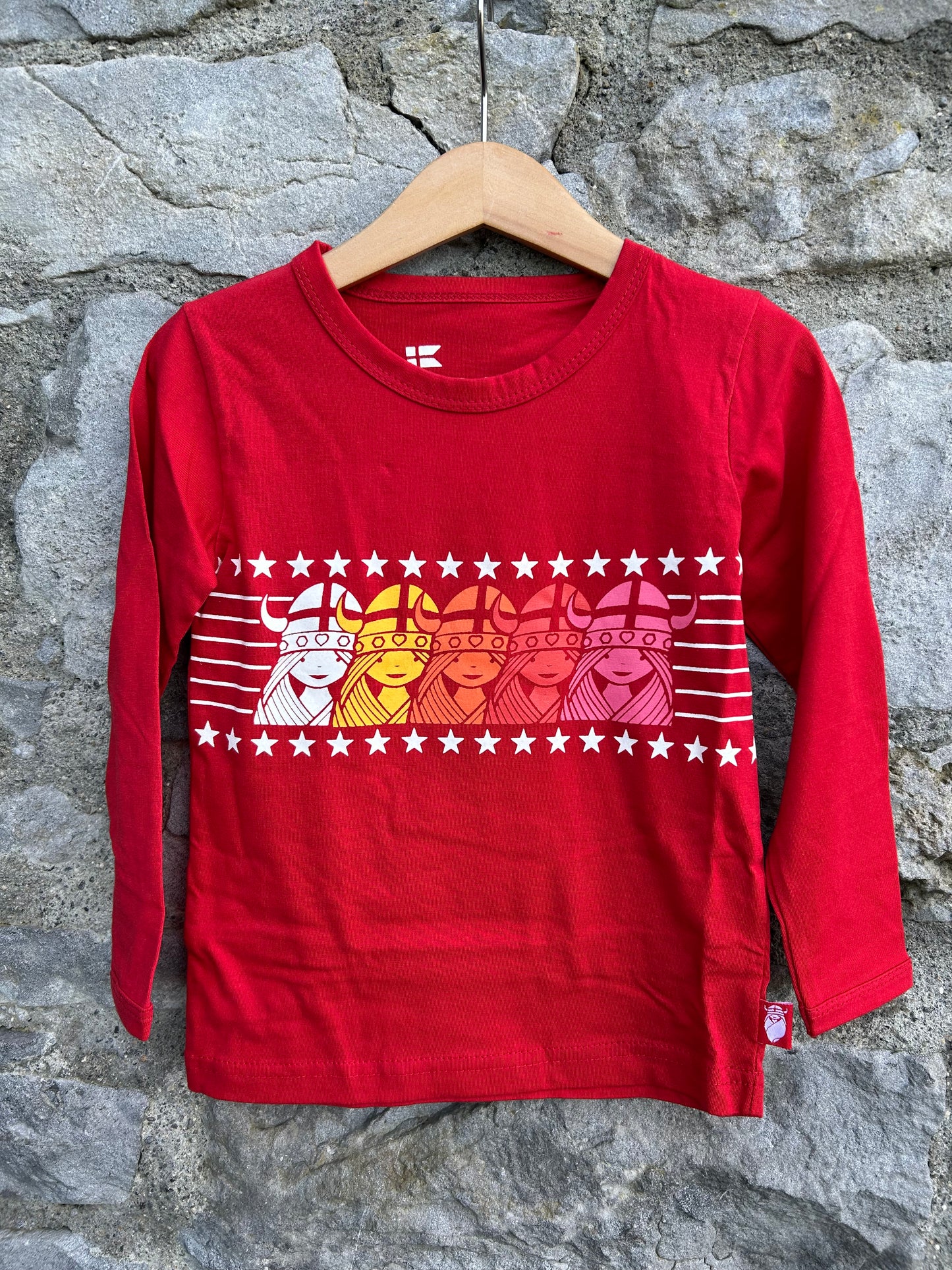 Freja red top  2-3y (92-98cm)