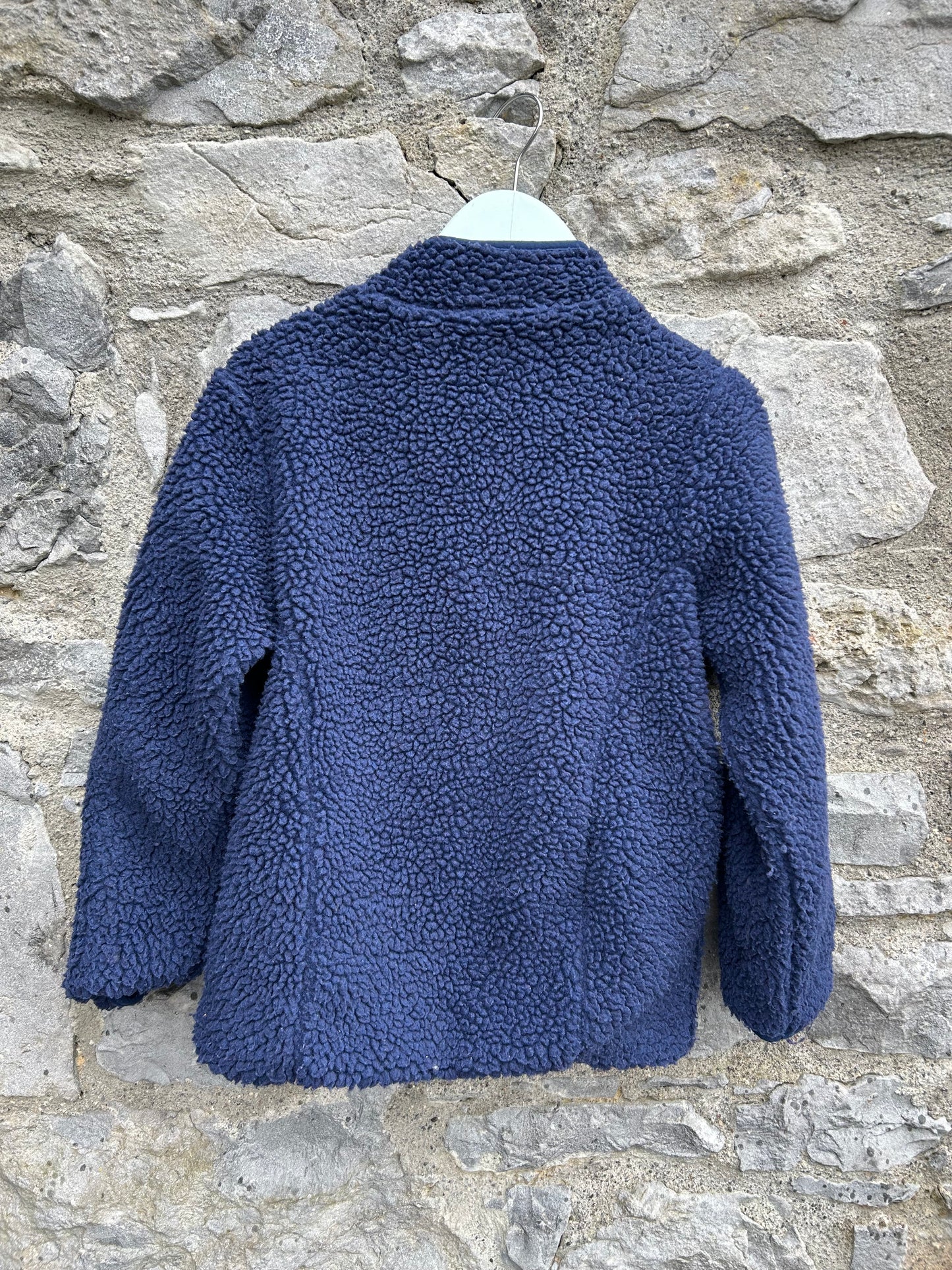 Reversible navy fleece  9-10y (134-140cm)