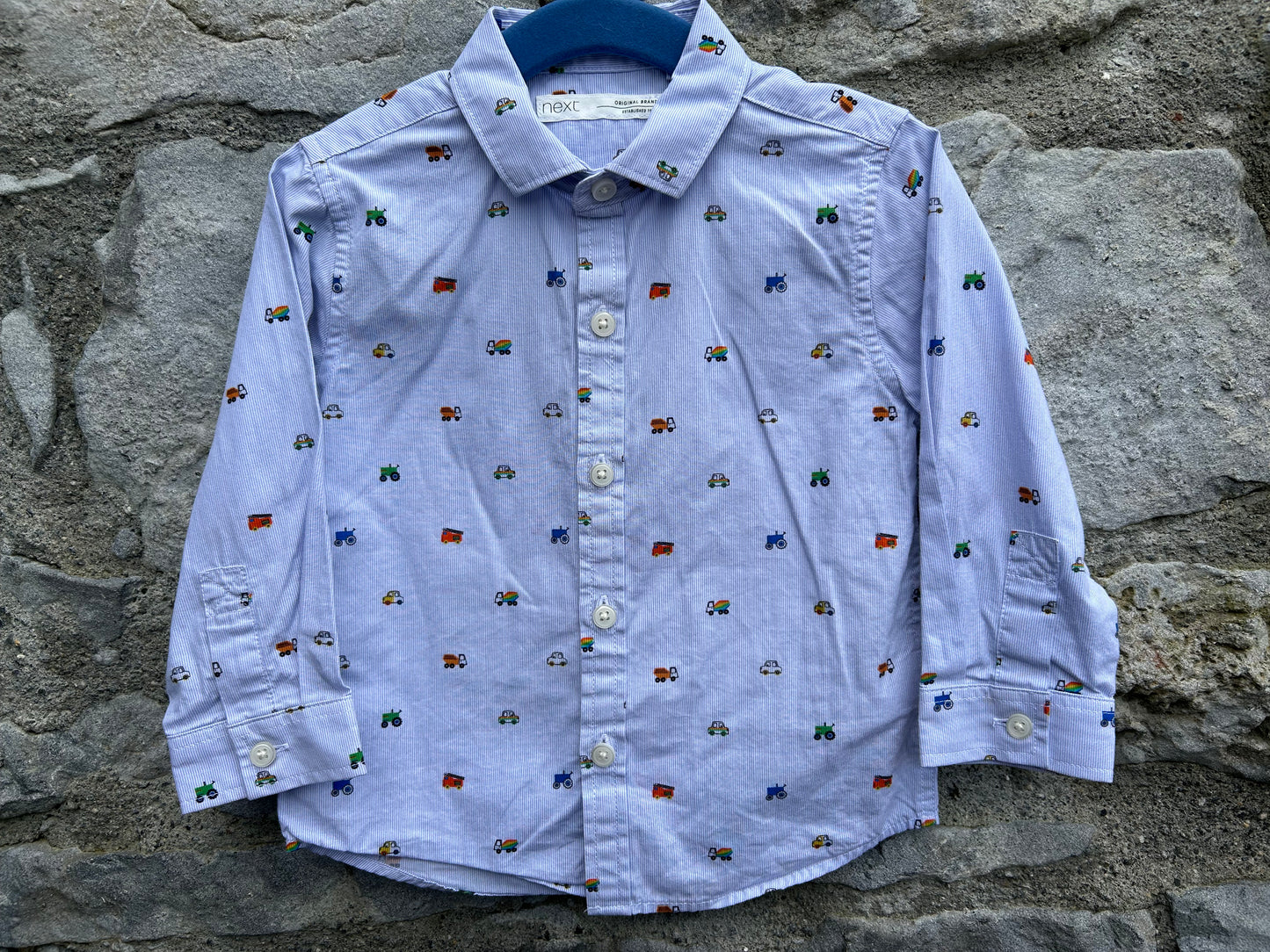 Rainbow vehicles shirt  12-18m (80-86cm)