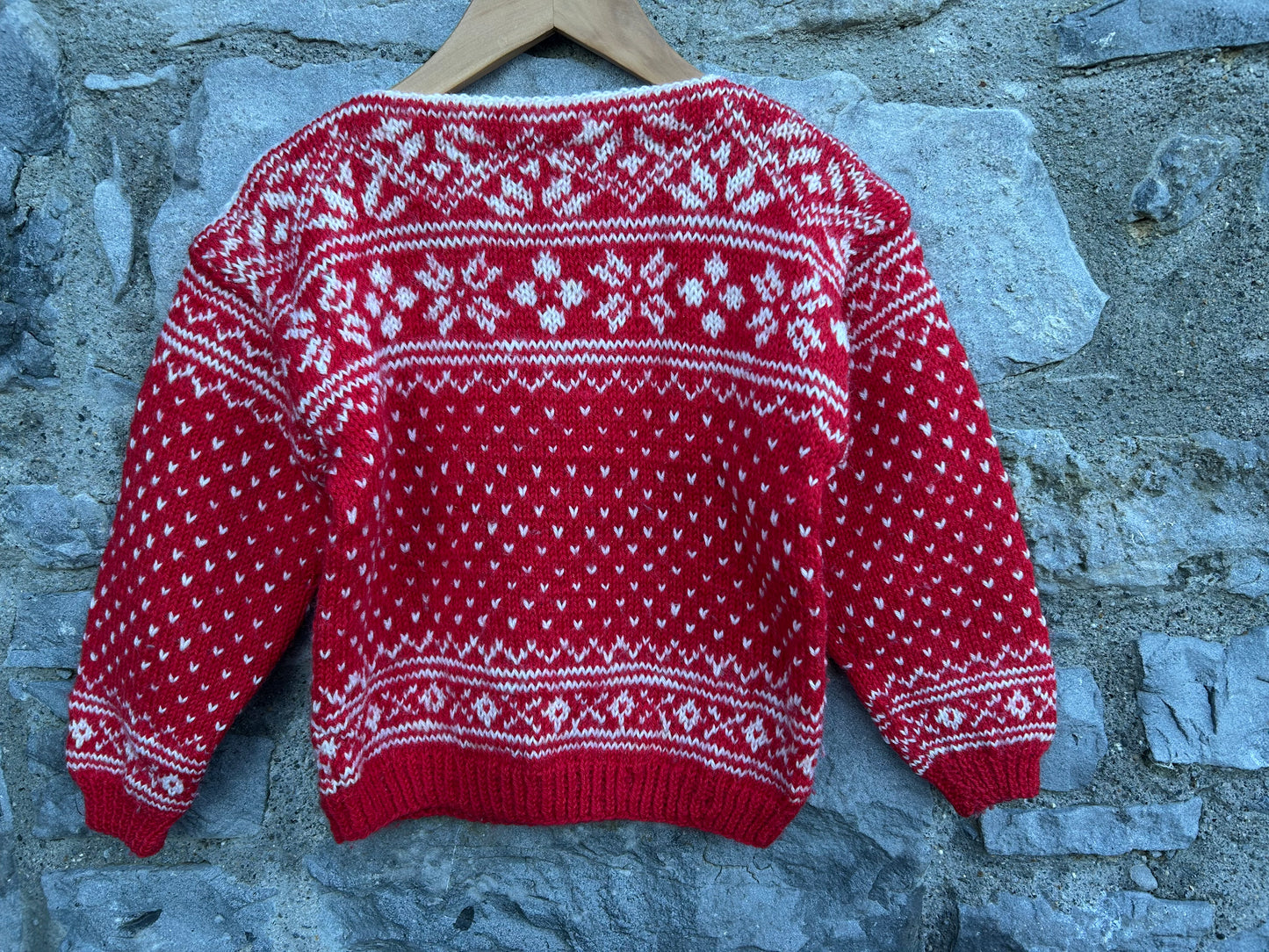 Snowflakes Nordic Fair Isle jumper  4-5y (104-110cm)