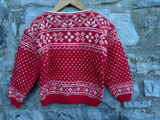 Snowflakes Nordic Fair Isle jumper  4-5y (104-110cm)