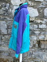 Load image into Gallery viewer, 80s Blue&amp;purple jacket M/L
