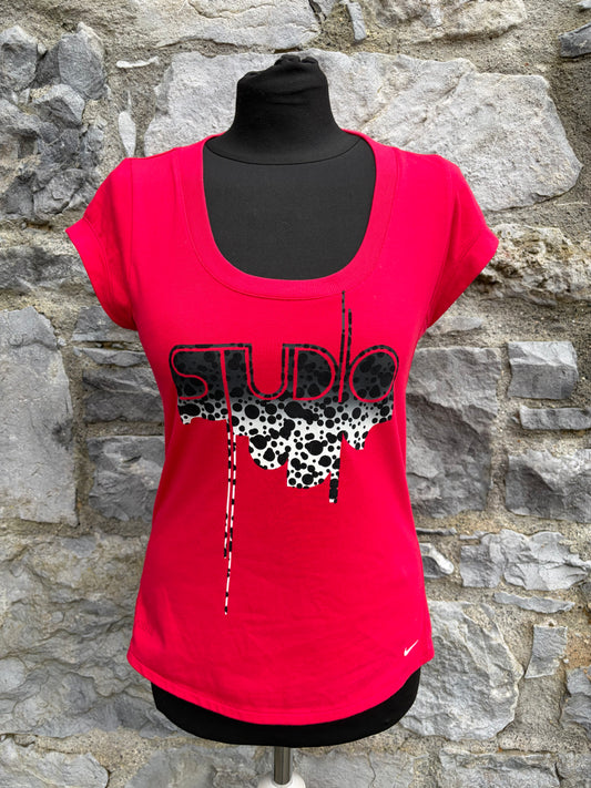 Studio red T-shirt uk 8