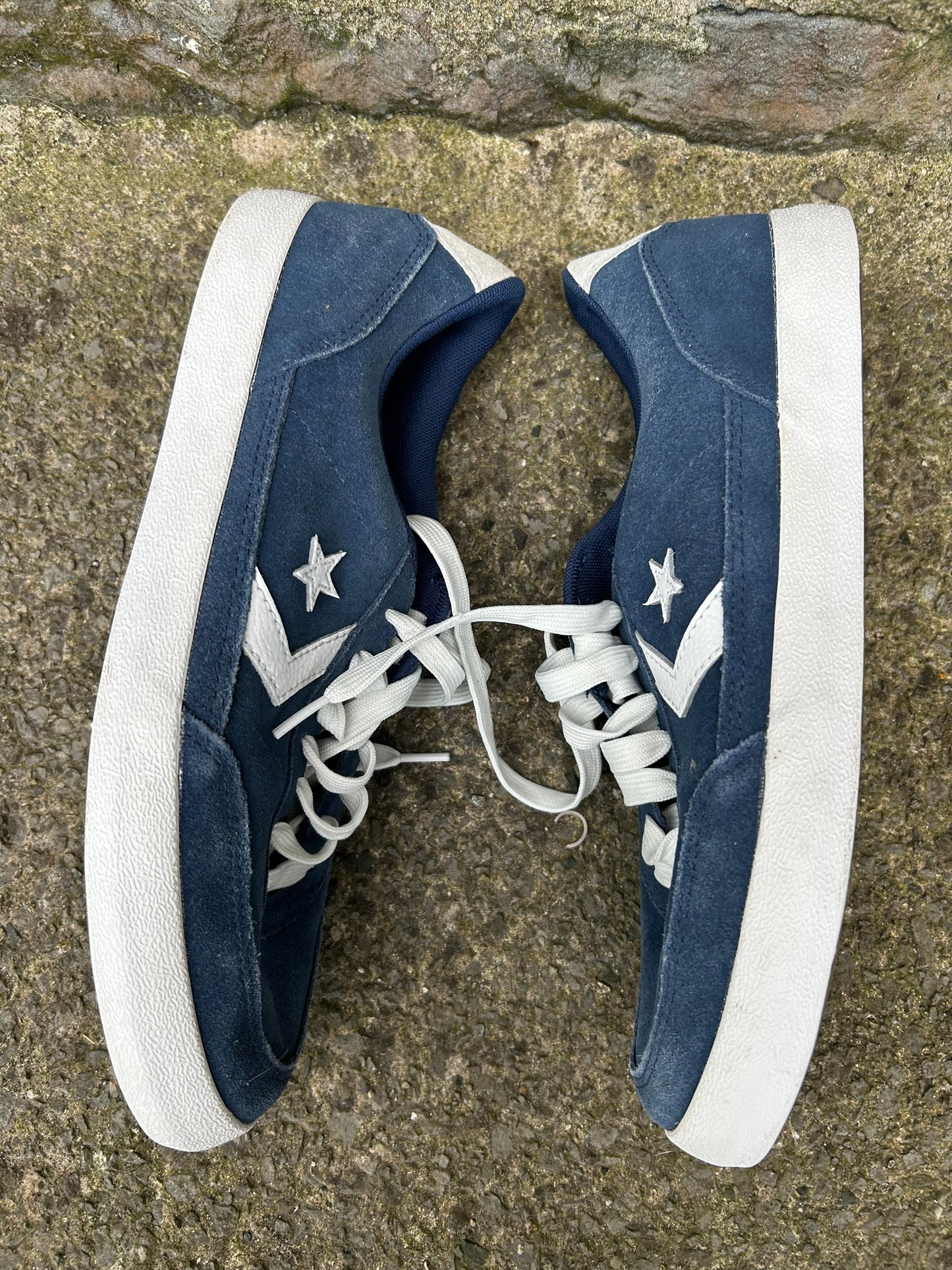 Navy & White Net Star Classic Trainers  uk 8.5 (eu 42.5)