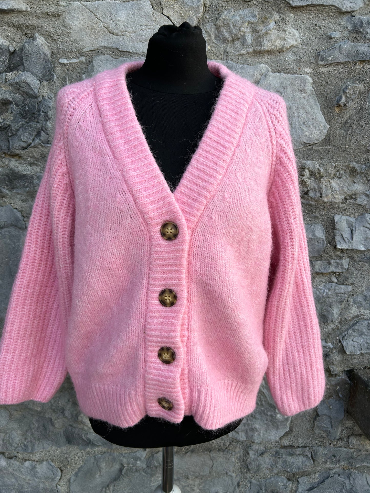 Pink cardigan uk 10-12