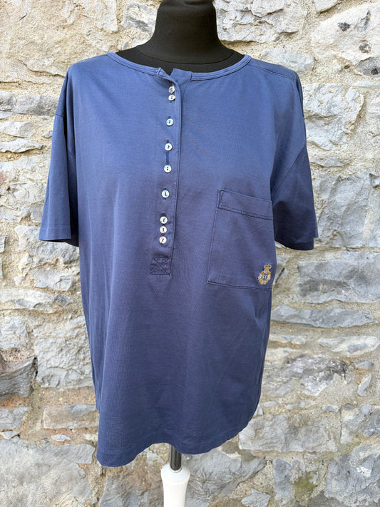 90s navy T-shirt uk 12-14
