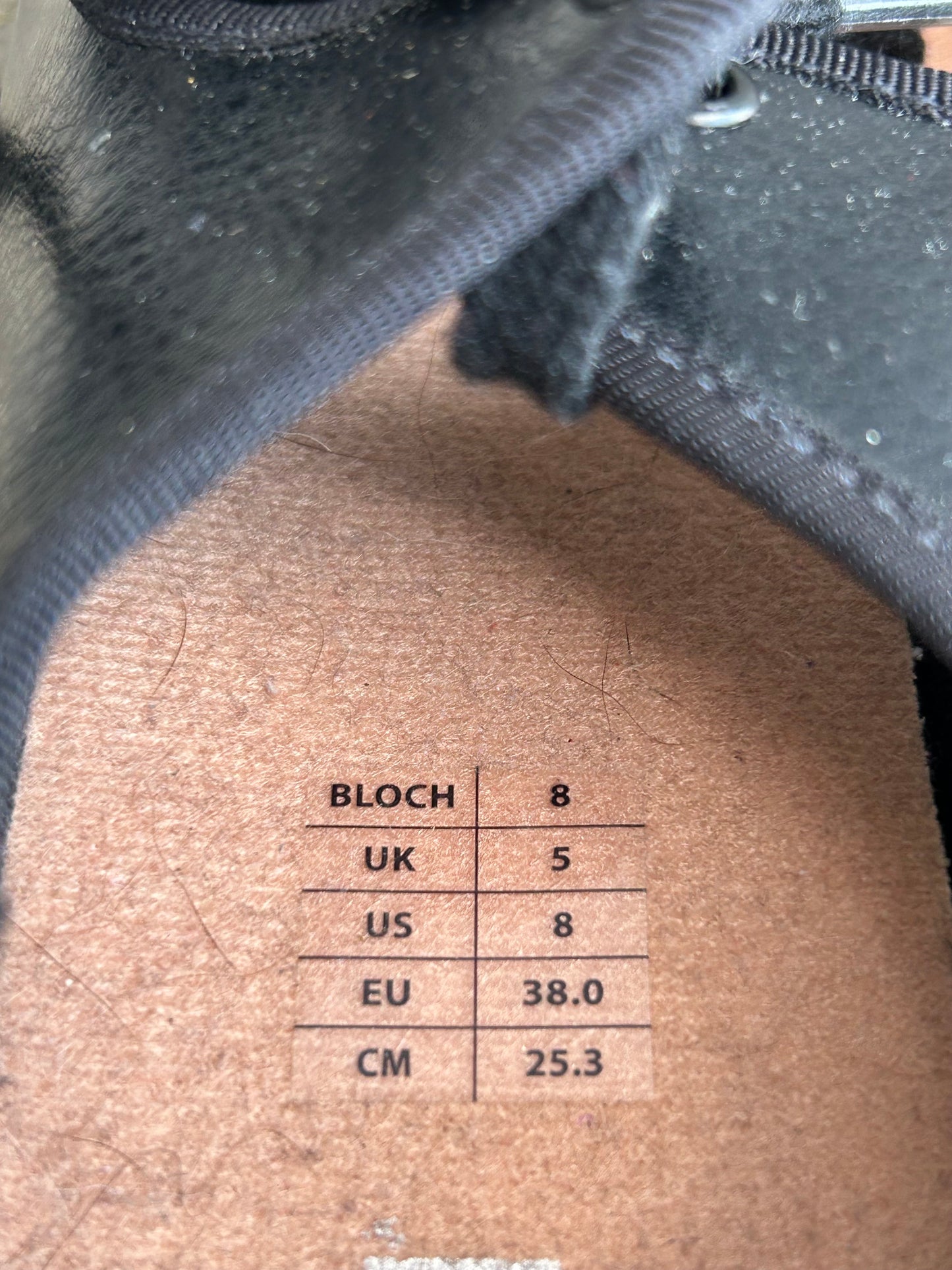 Black Timestep Tap Shoe   uk 5 (eu 38)