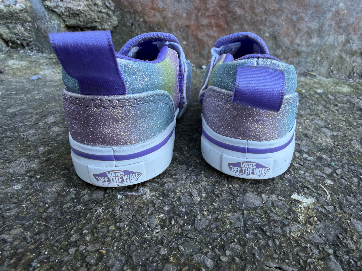 Asher V Ombre Glitter Slip-On shoes  uk 4.5 (eu 20.5)