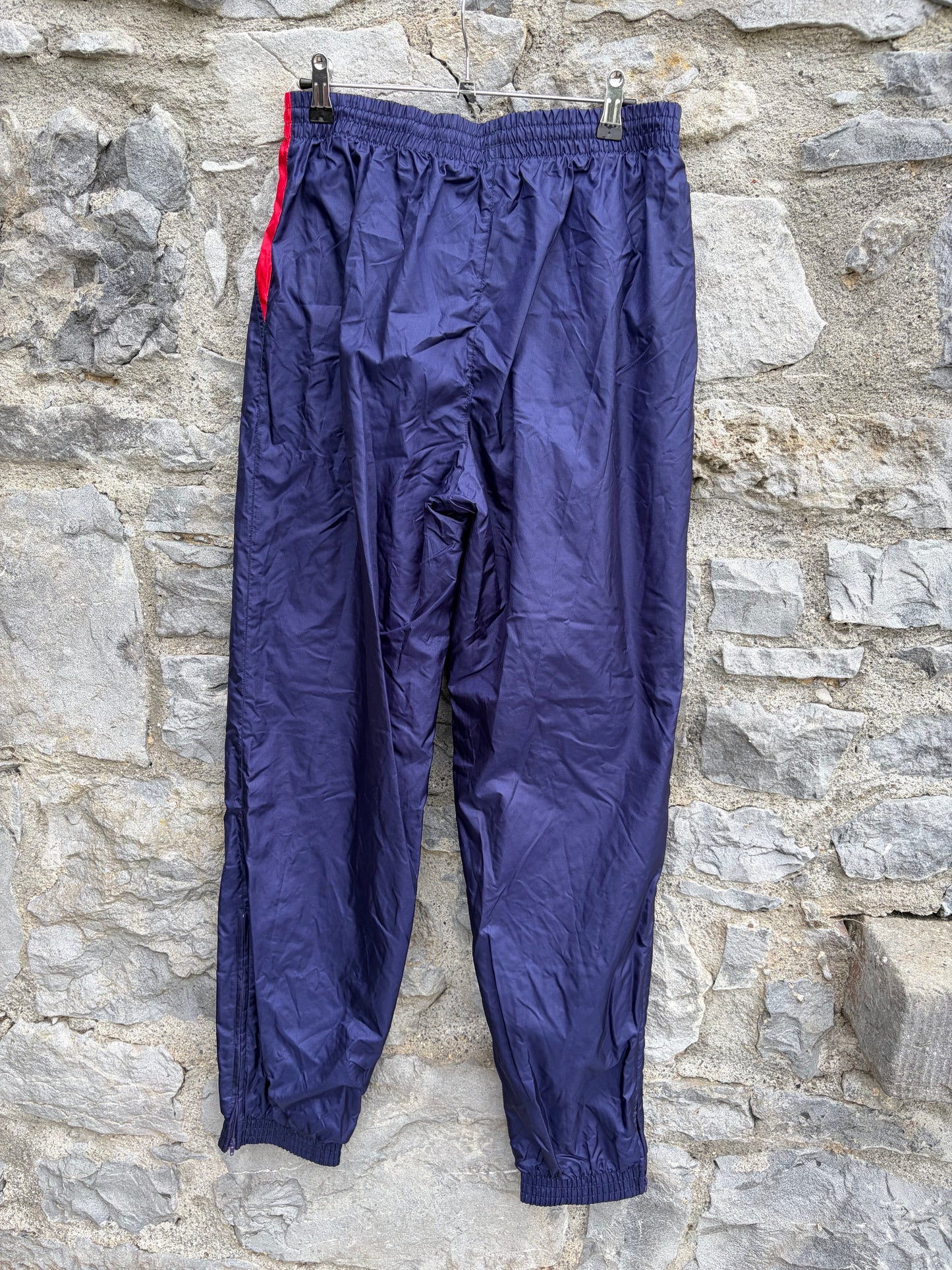 80s navy shell pants Medium