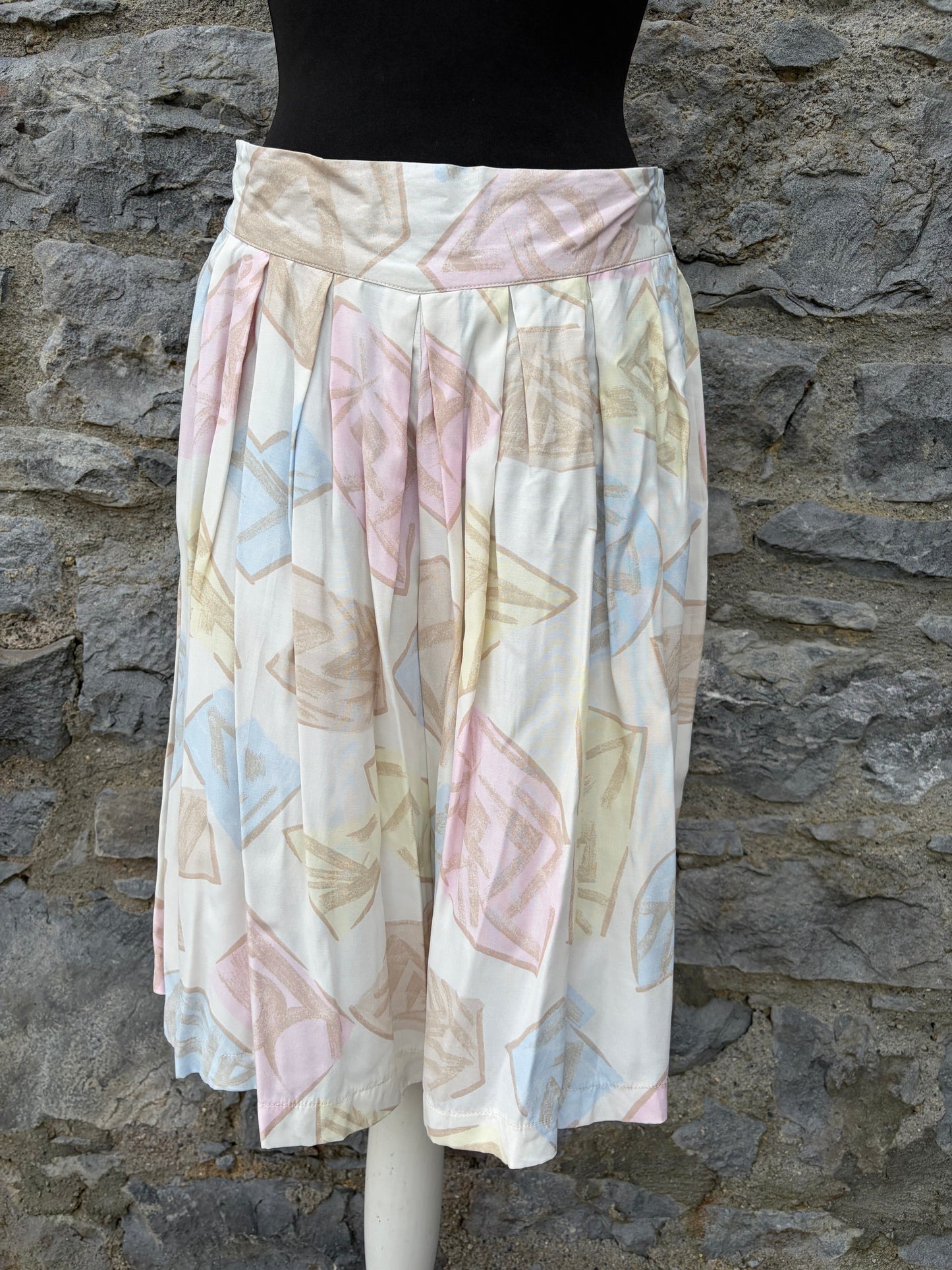 80s pastel flowers culottes uk 12-14