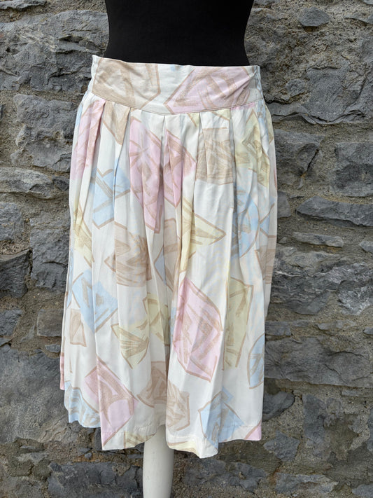 80s pastel flowers culottes uk 12-14