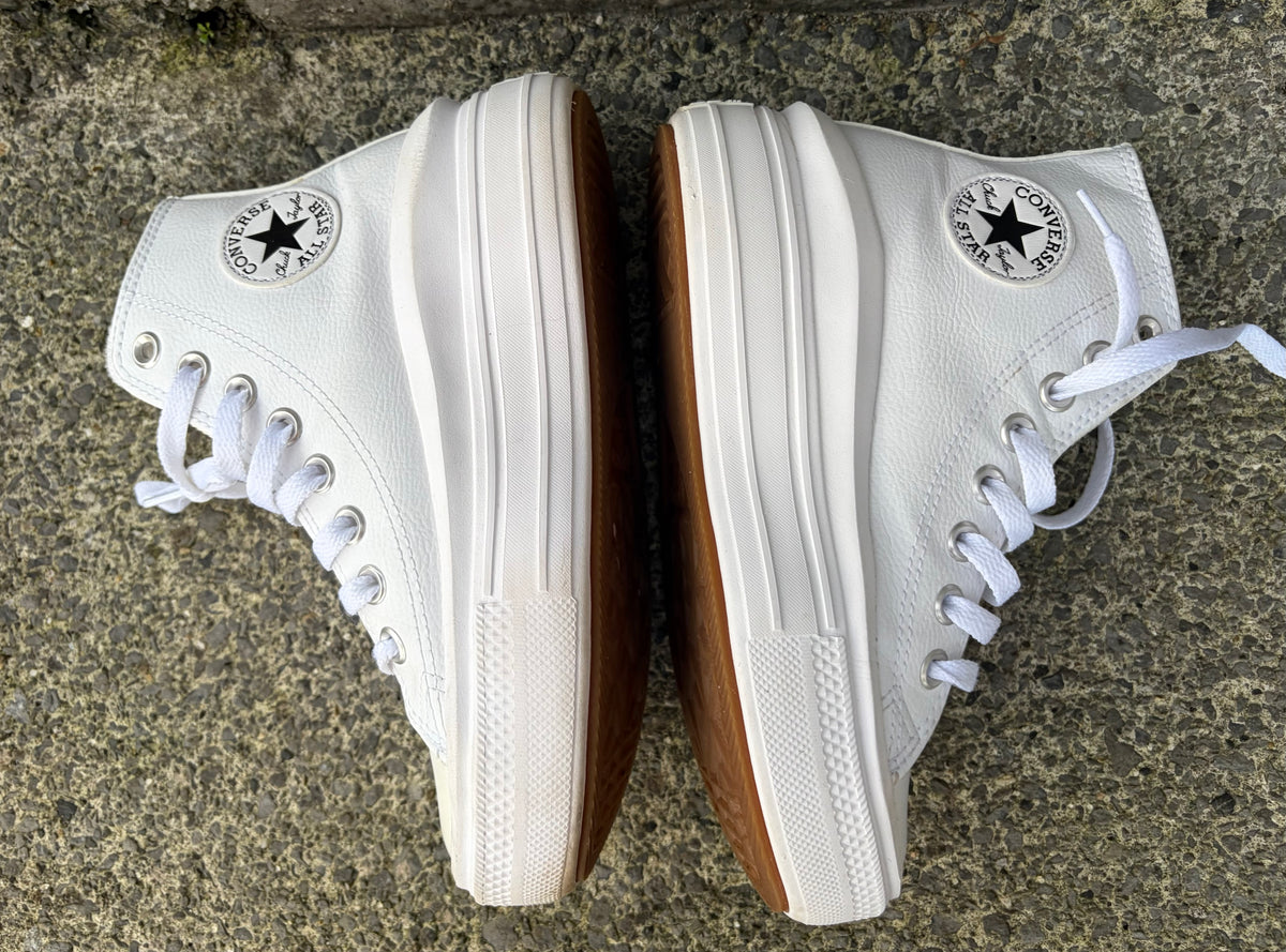 White chunk high-top sneakers  uk 3 (eu 35)