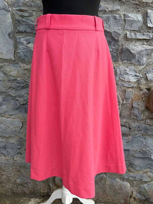 80s coral skirt uk 10