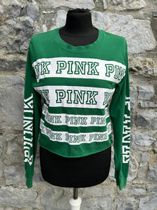 Green cropped top uk 6-8