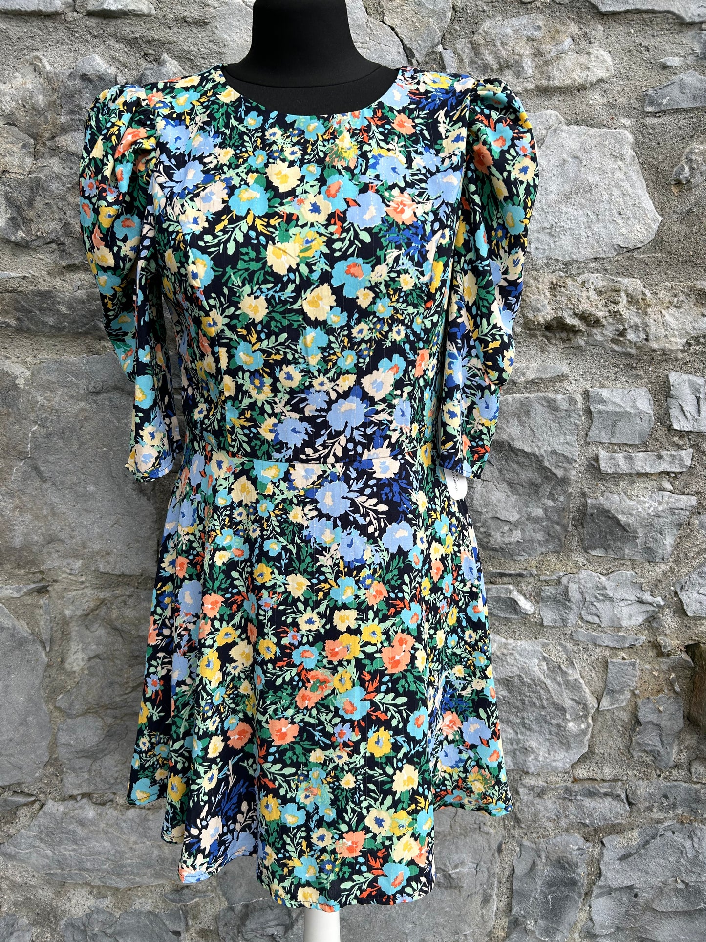 Colourful meadow dress uk 8