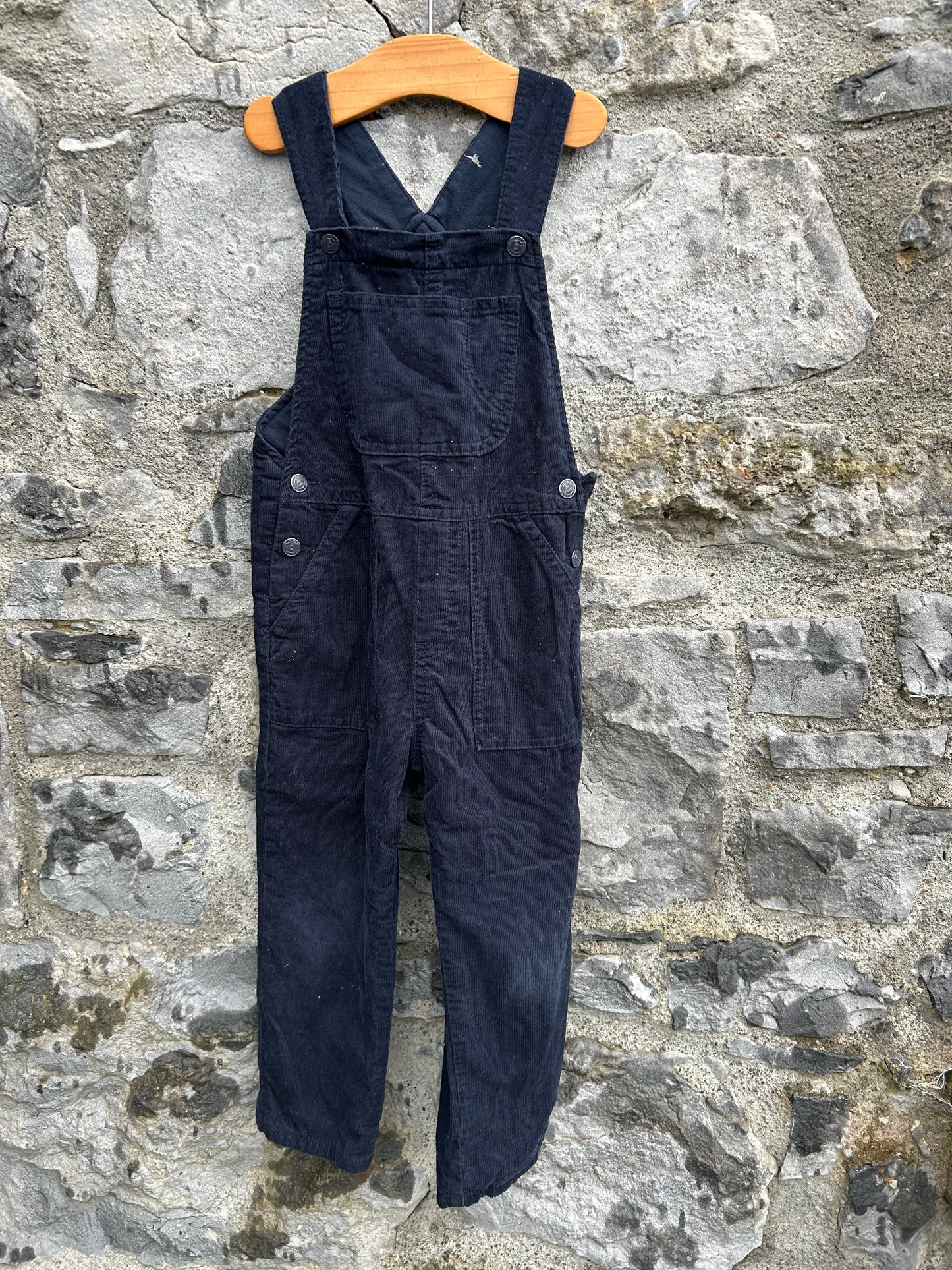 Navy cord dungarees  3-4y (98-104cm)