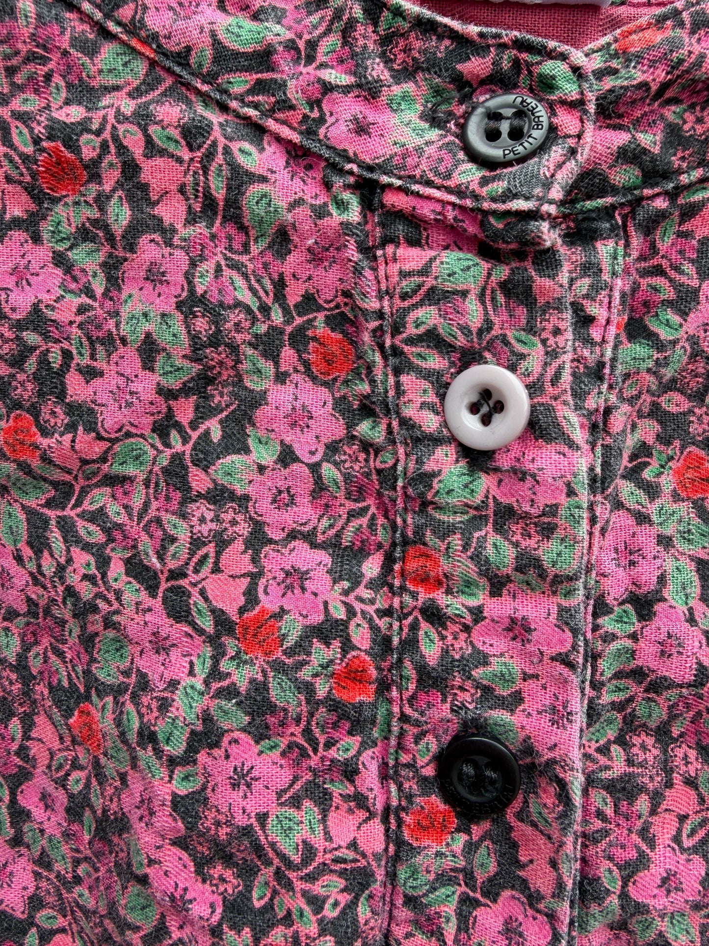 Pink floral tunic  18-24m (86-92cm)