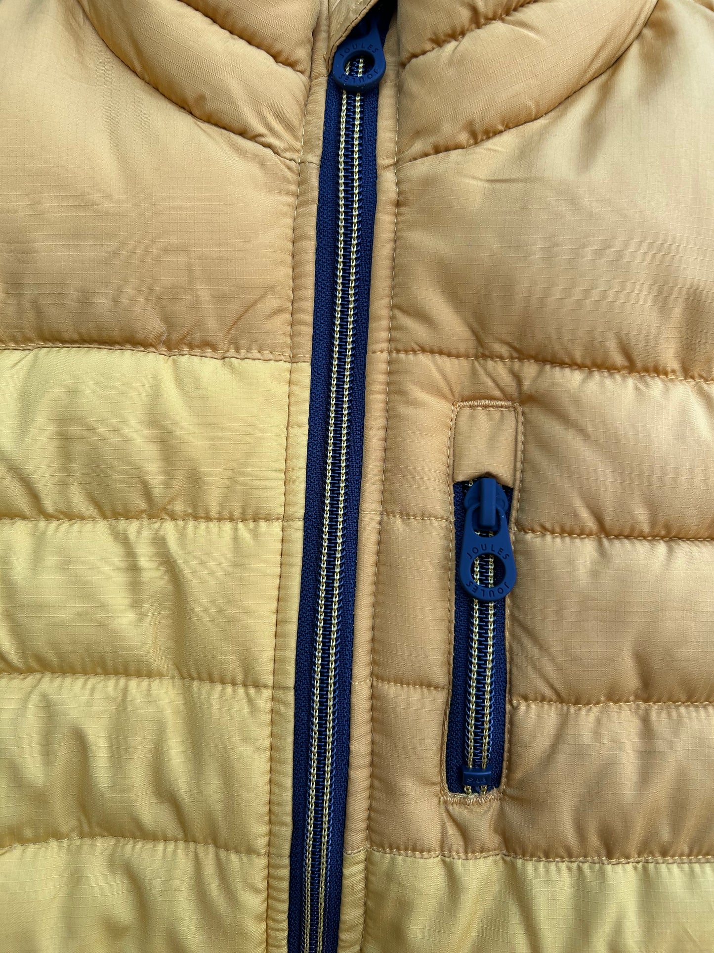 Yellow puffy gilet  6y (116cm)