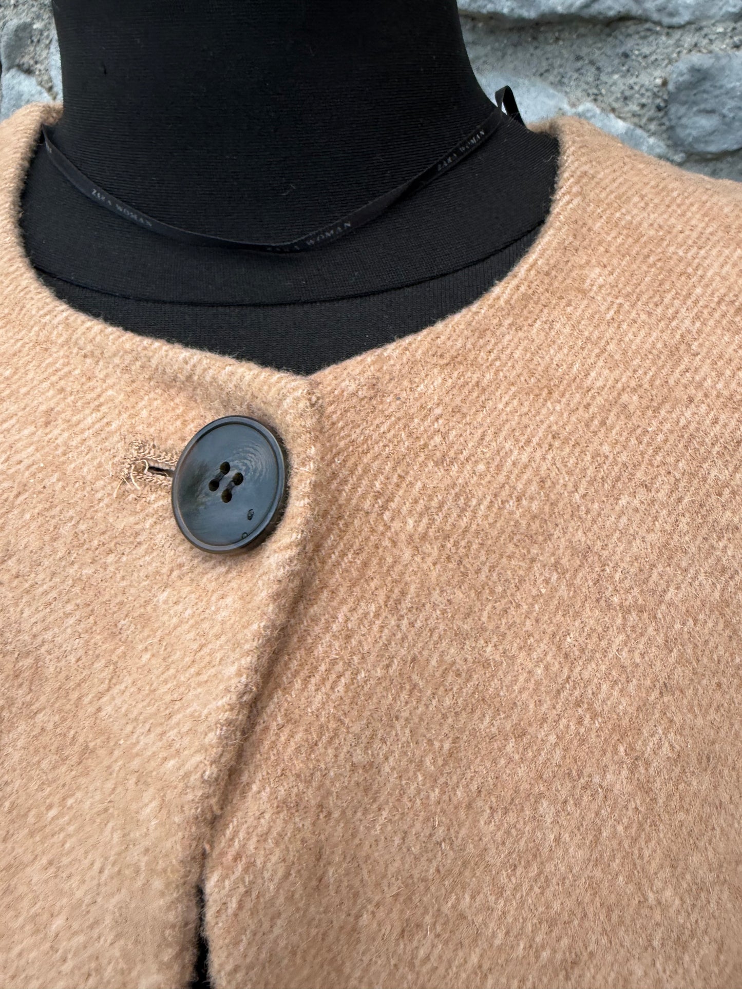 Camel cape coat uk 10-12