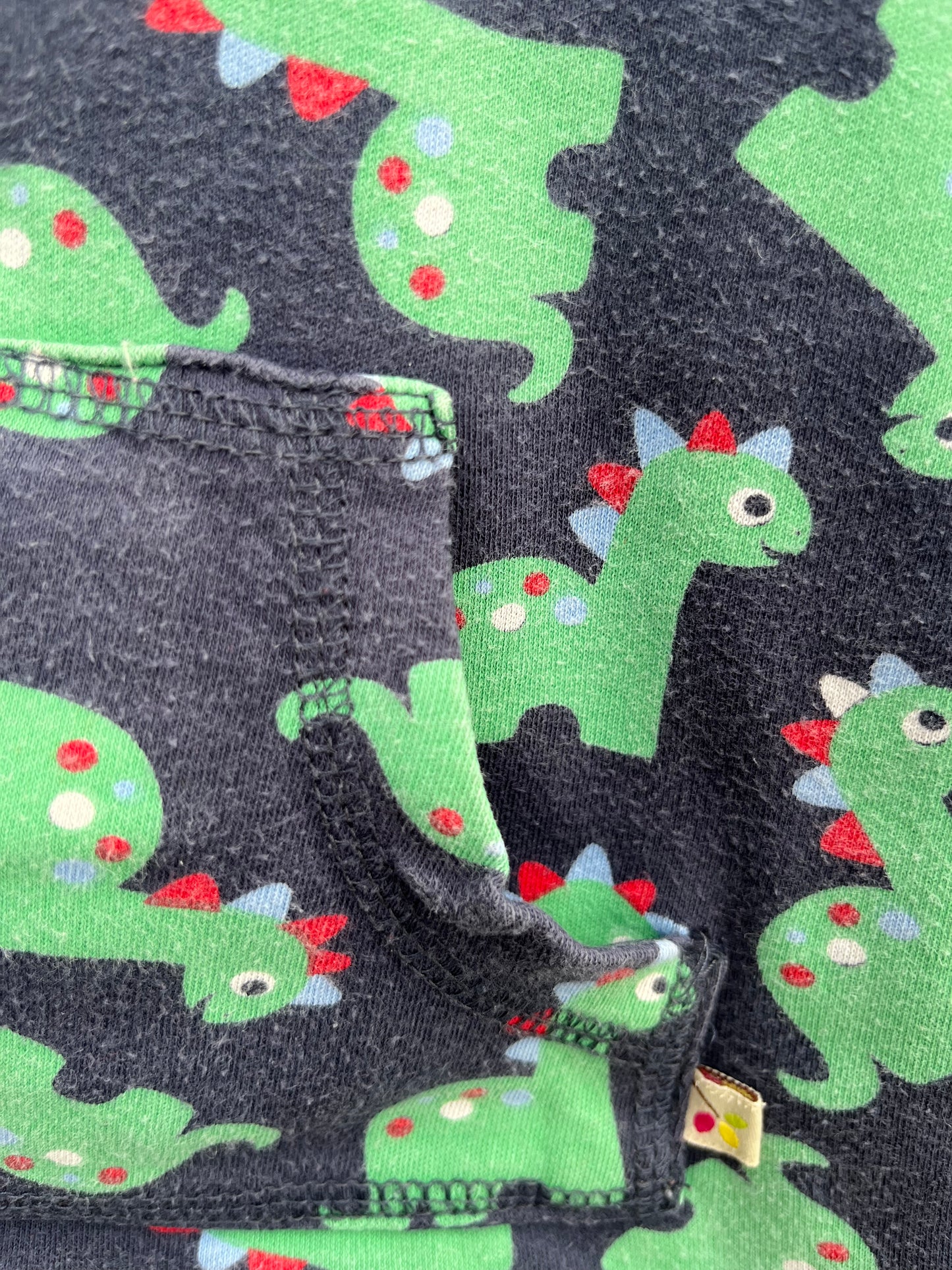 Reversible dinosaurs fleece  12-18m (80-86cm)