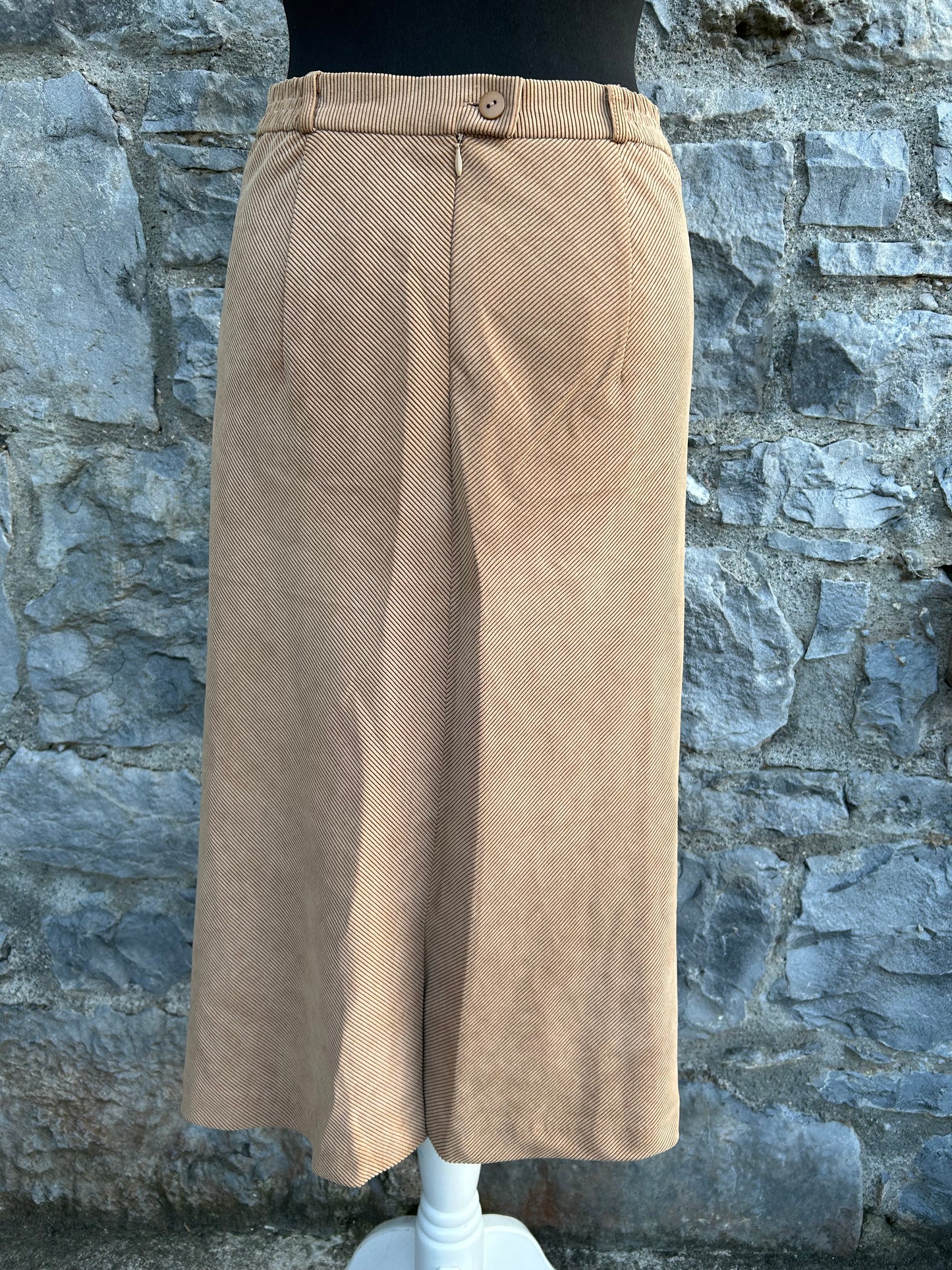 90s Brown cord skirt uk 10