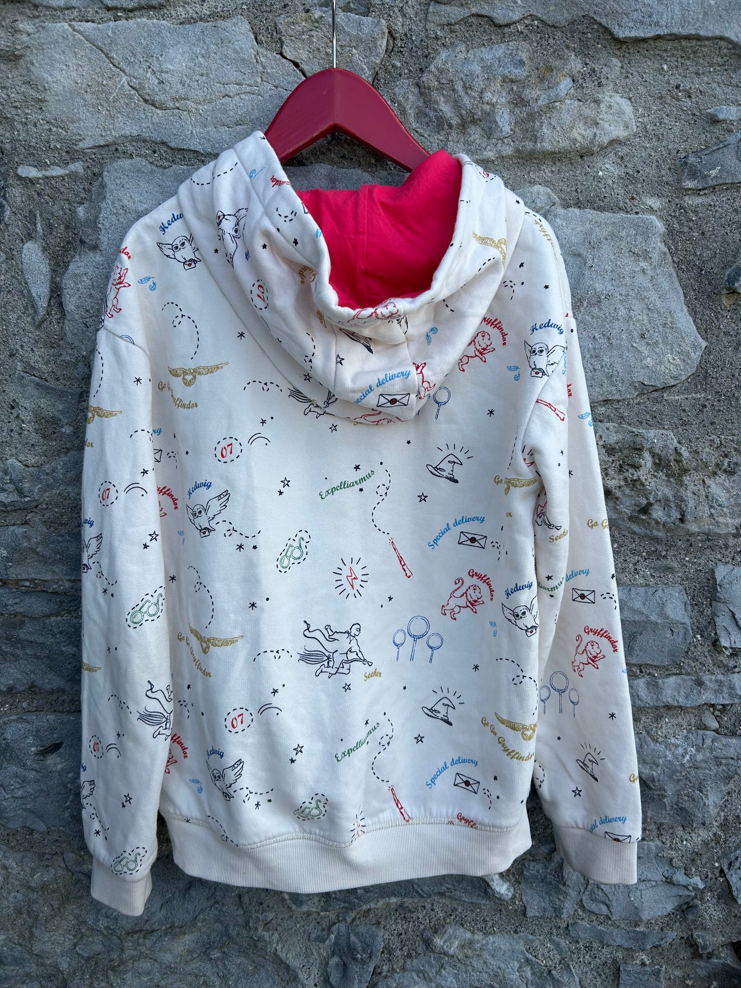 Hogwarts white hoodie  12-13y (152-158cm)