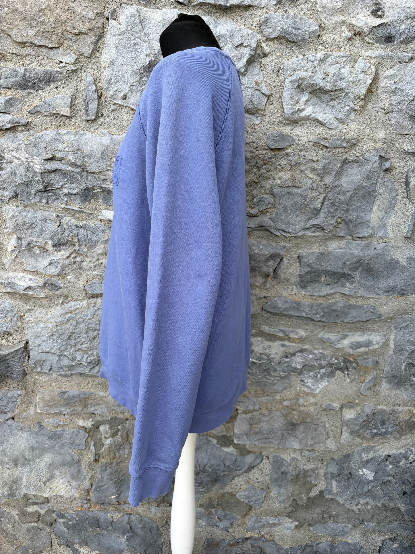 Blue Aldwin crew-neck sweatshirt Large