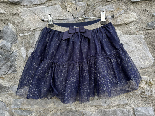 Navy sparkly skirt 5-6y (110-116cm)