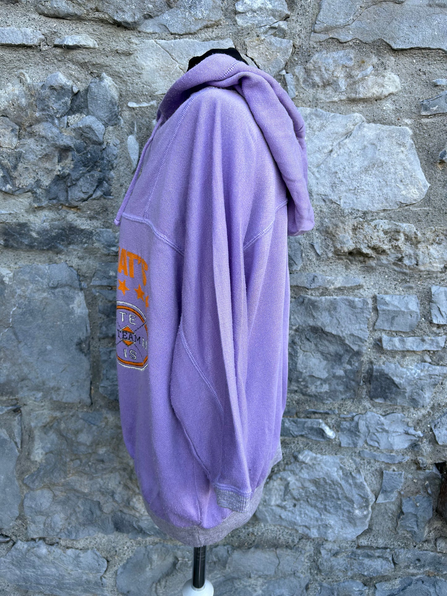 80s lilac hoodie uk 14-18