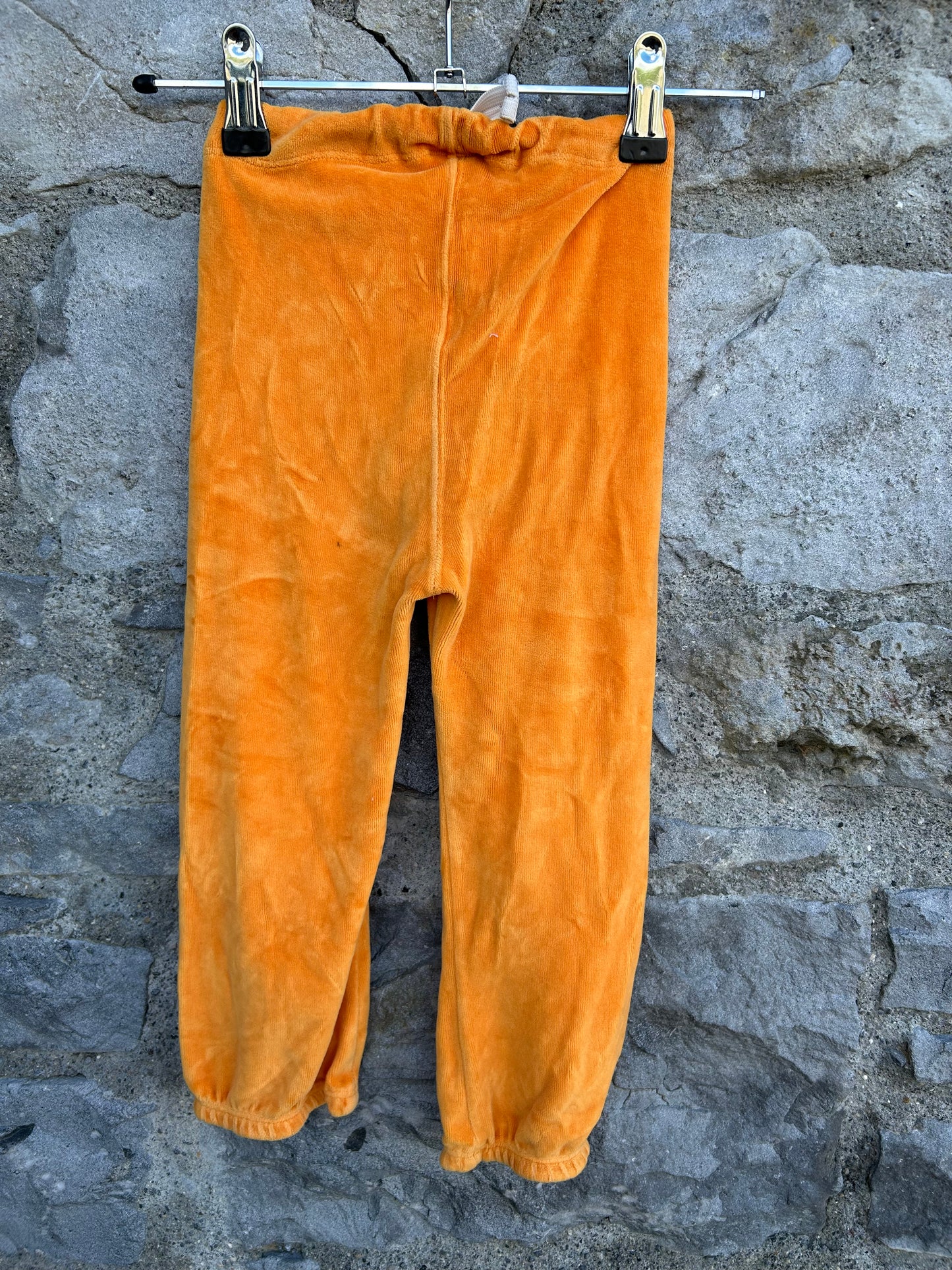 Yellow velvet pants 18-24m (86-92cm)