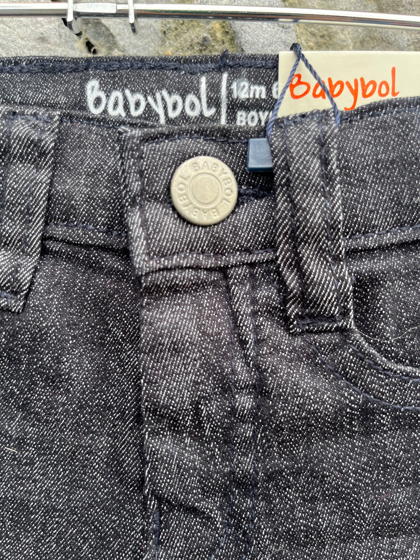 Charcoal jeans 9-12m (74-80cm)