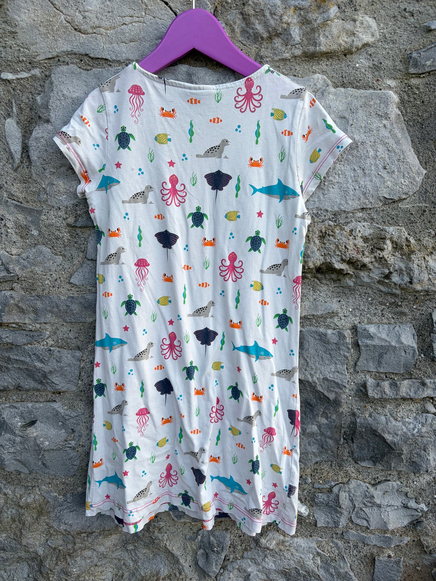Under the sea animals dress  8y (128cm)