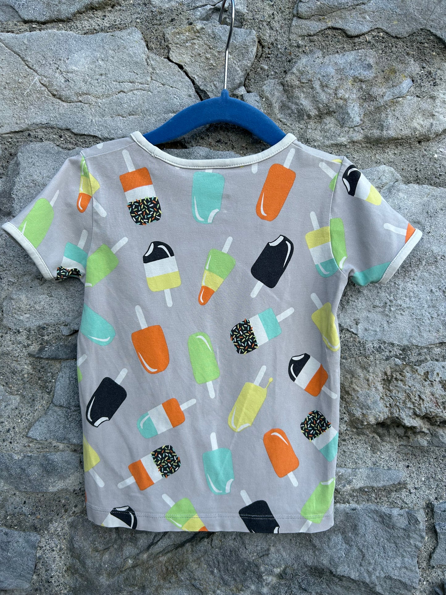 Ice cream grey T-shirt  3y (98cm)