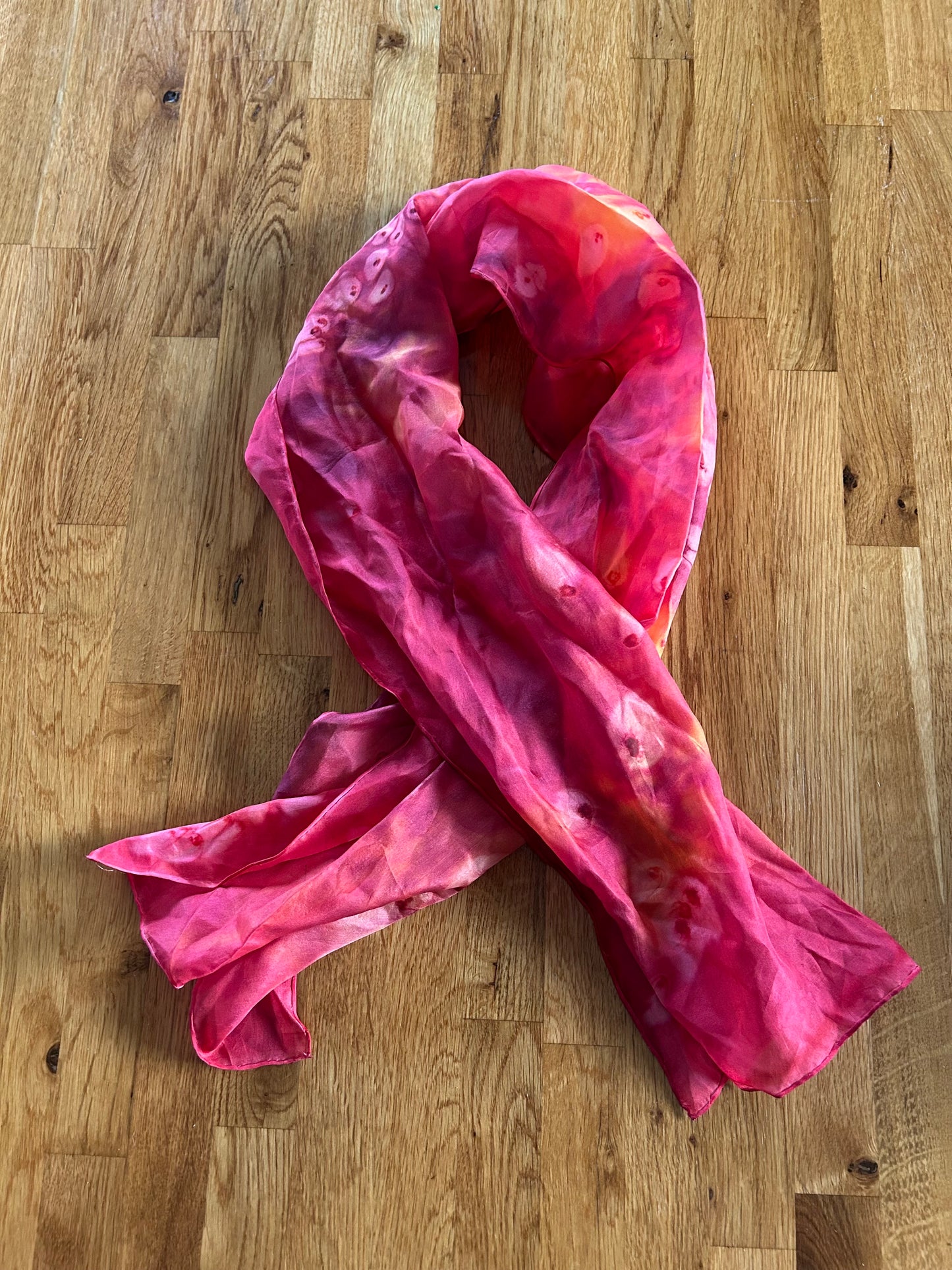 Pink ombre scarf