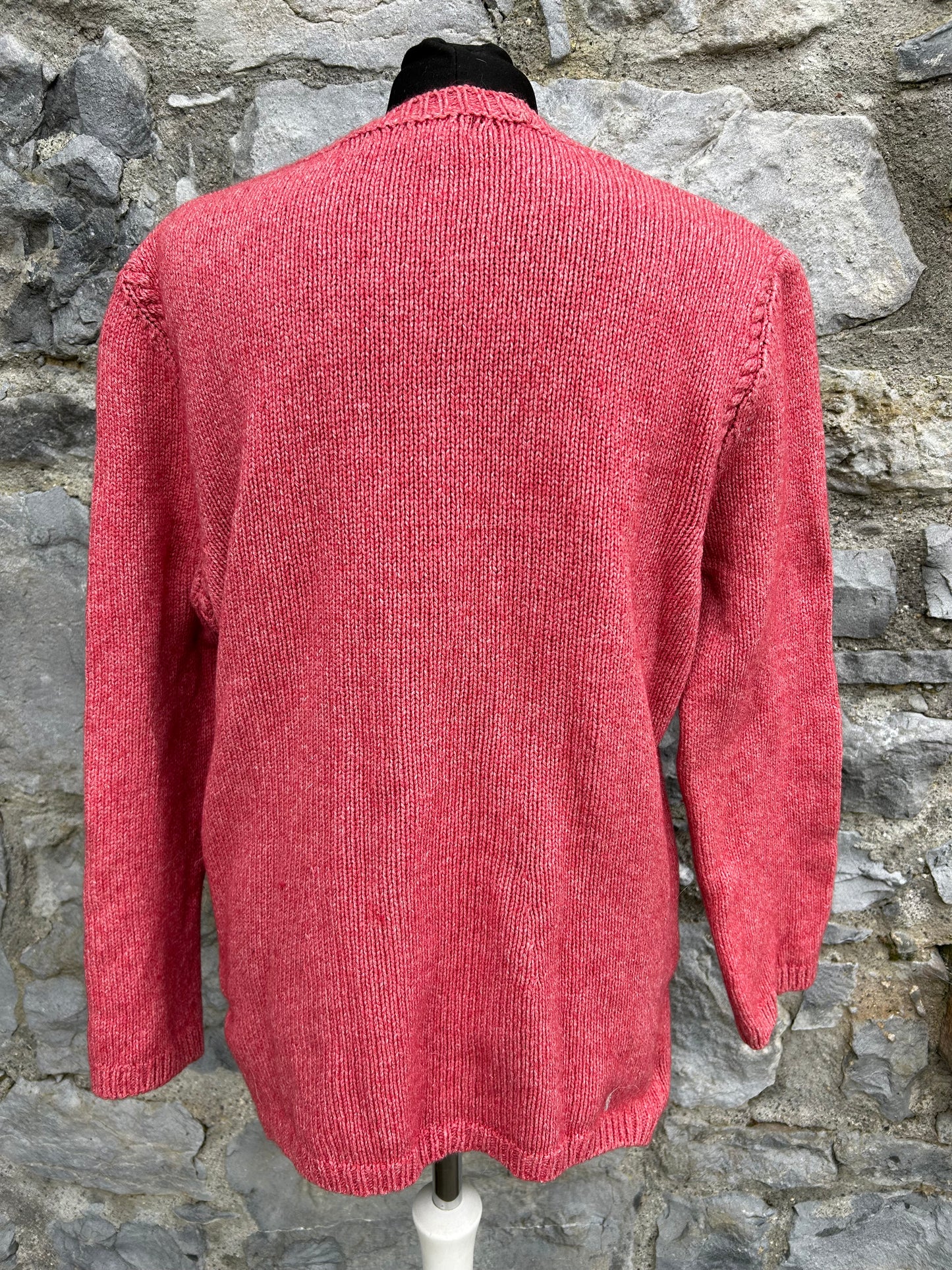 Red melange jumper uk 14-16