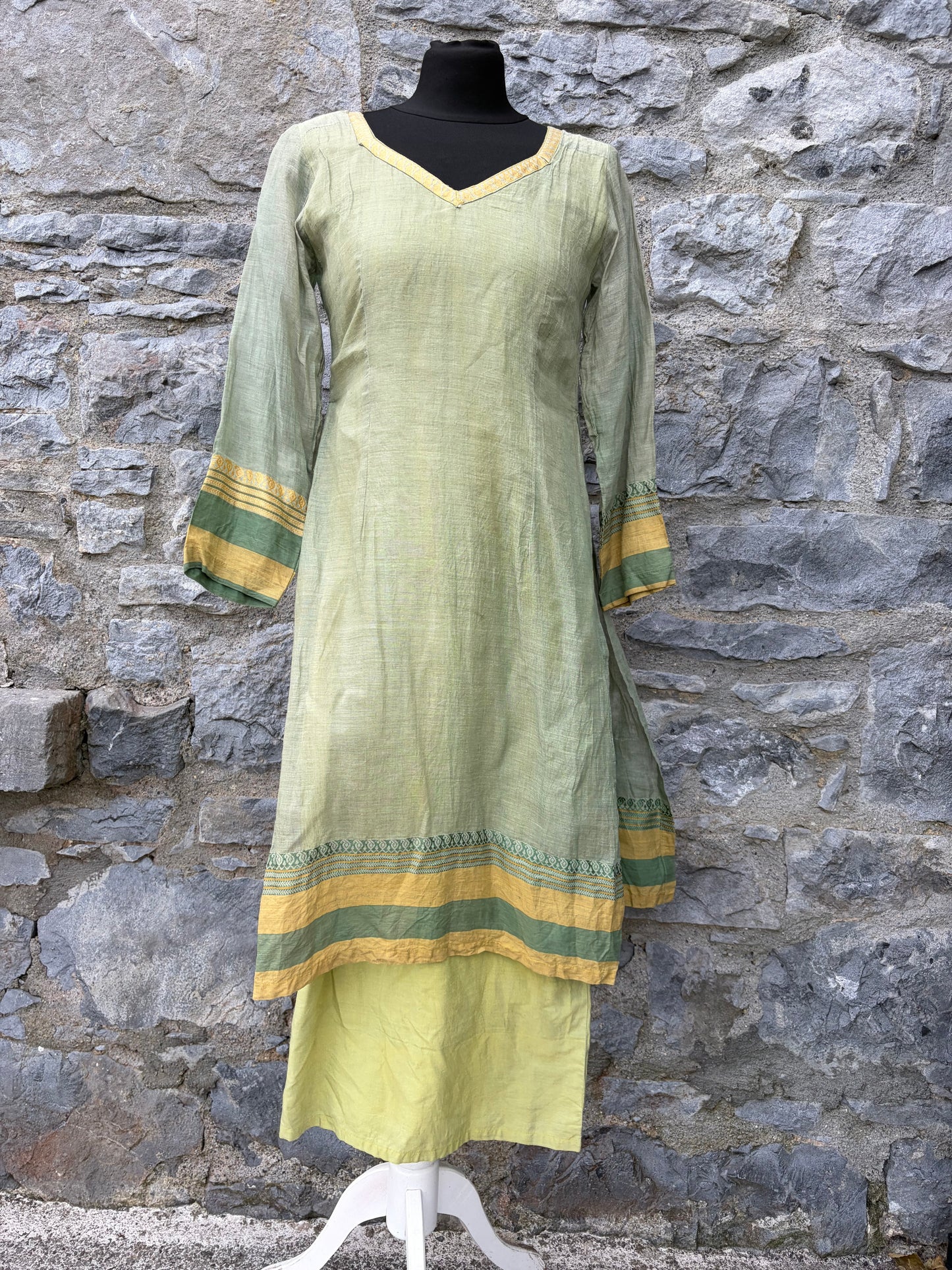 90s green tunic uk 4-6