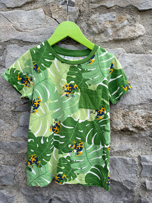 PoP Frogs green T-shirt  5-6y (110-116cm)