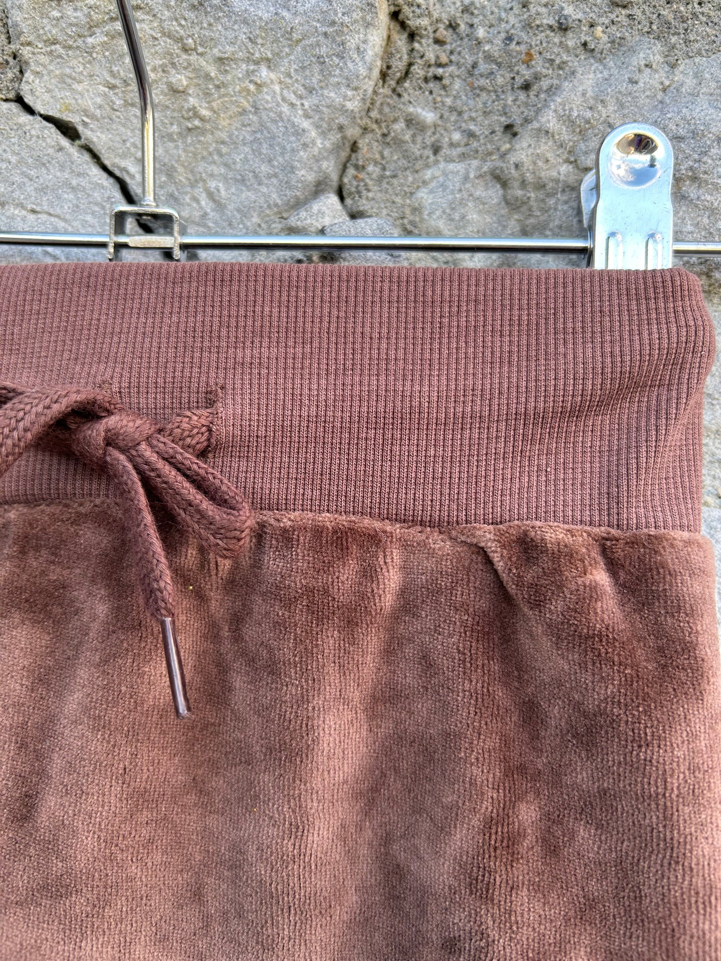 Brown velour skirt 3-4y (98-104cm)