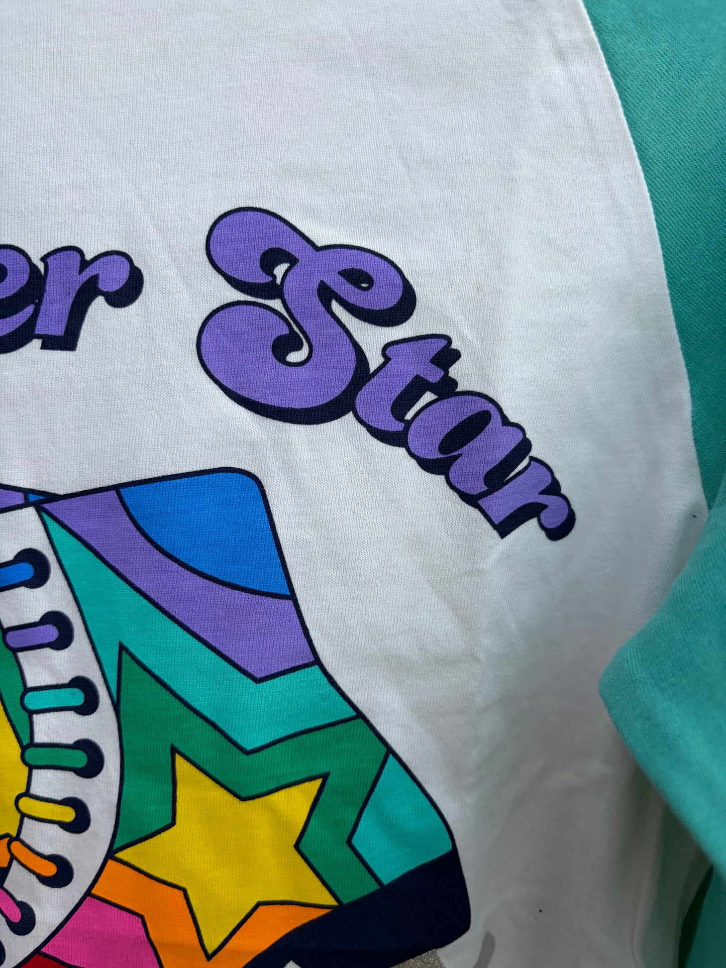 Super star skates raglan top 6-7y (116-122cm)