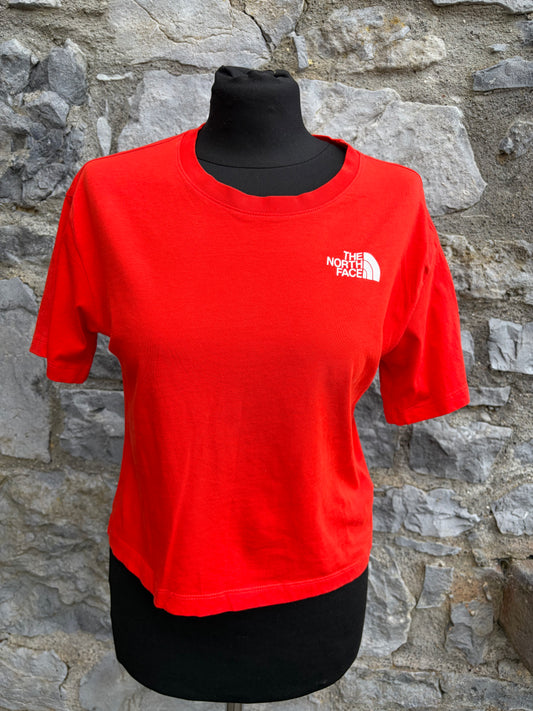 Red cropped T-shirt uk 6-8