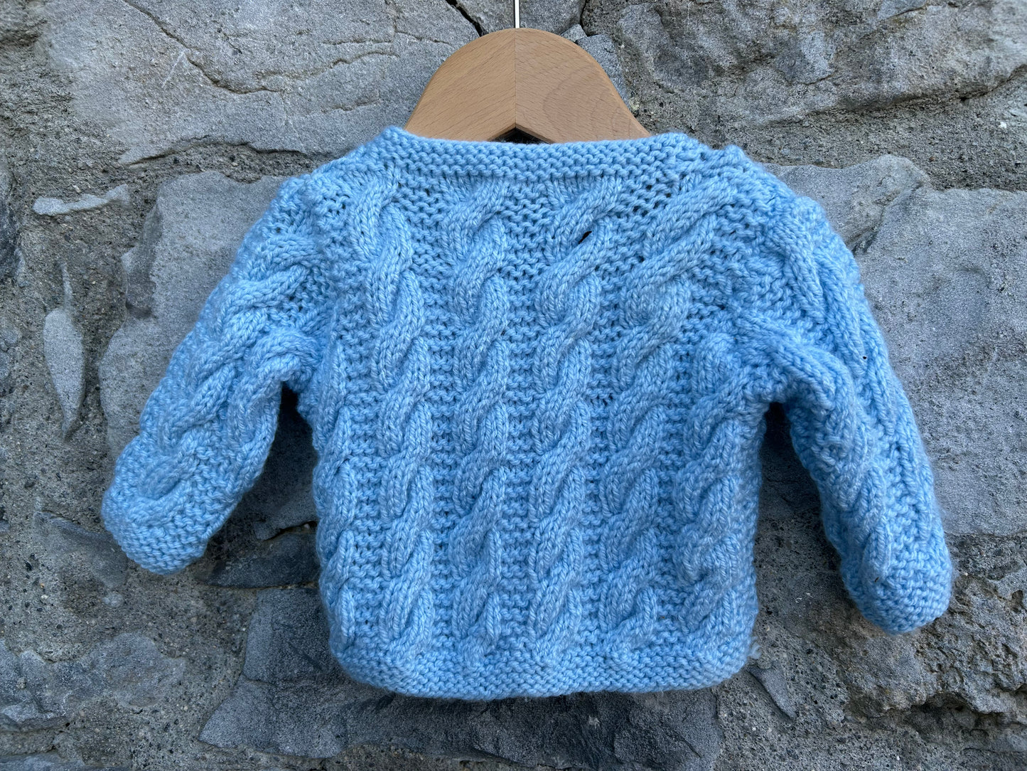 Blue cable jumper  0-1m (50-56cm)