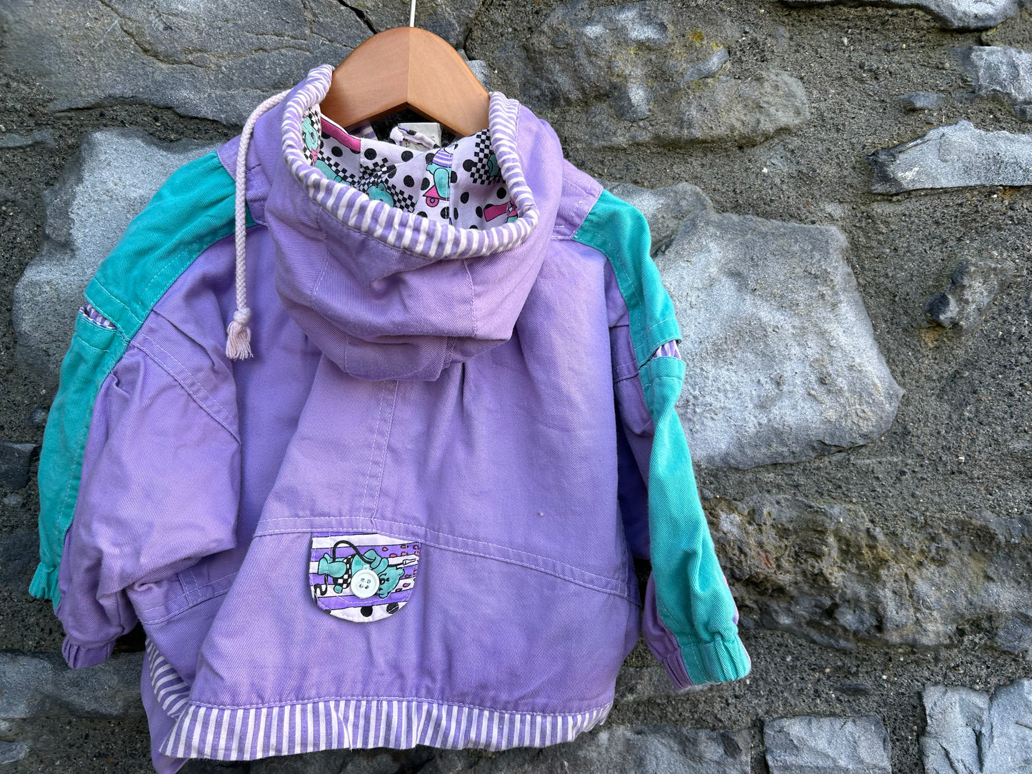 80s purple jacket  9m (74cm)