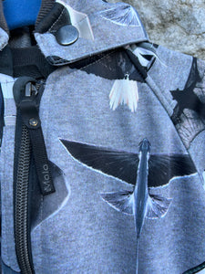 Birds&planes grey jacket  9-12m (74-80cm)