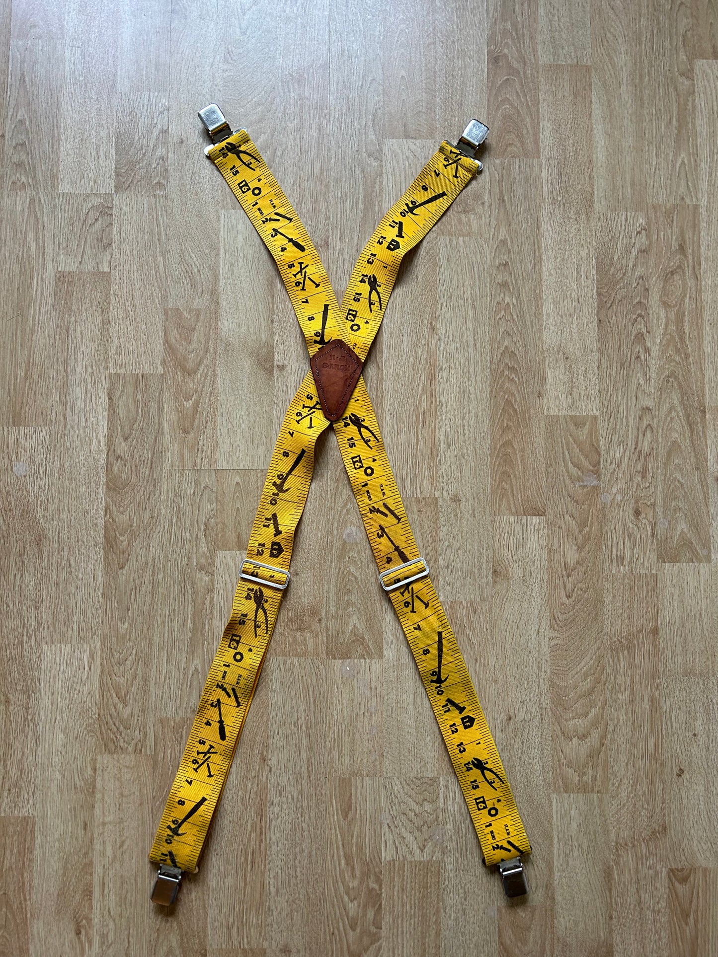 Yellow suspenders