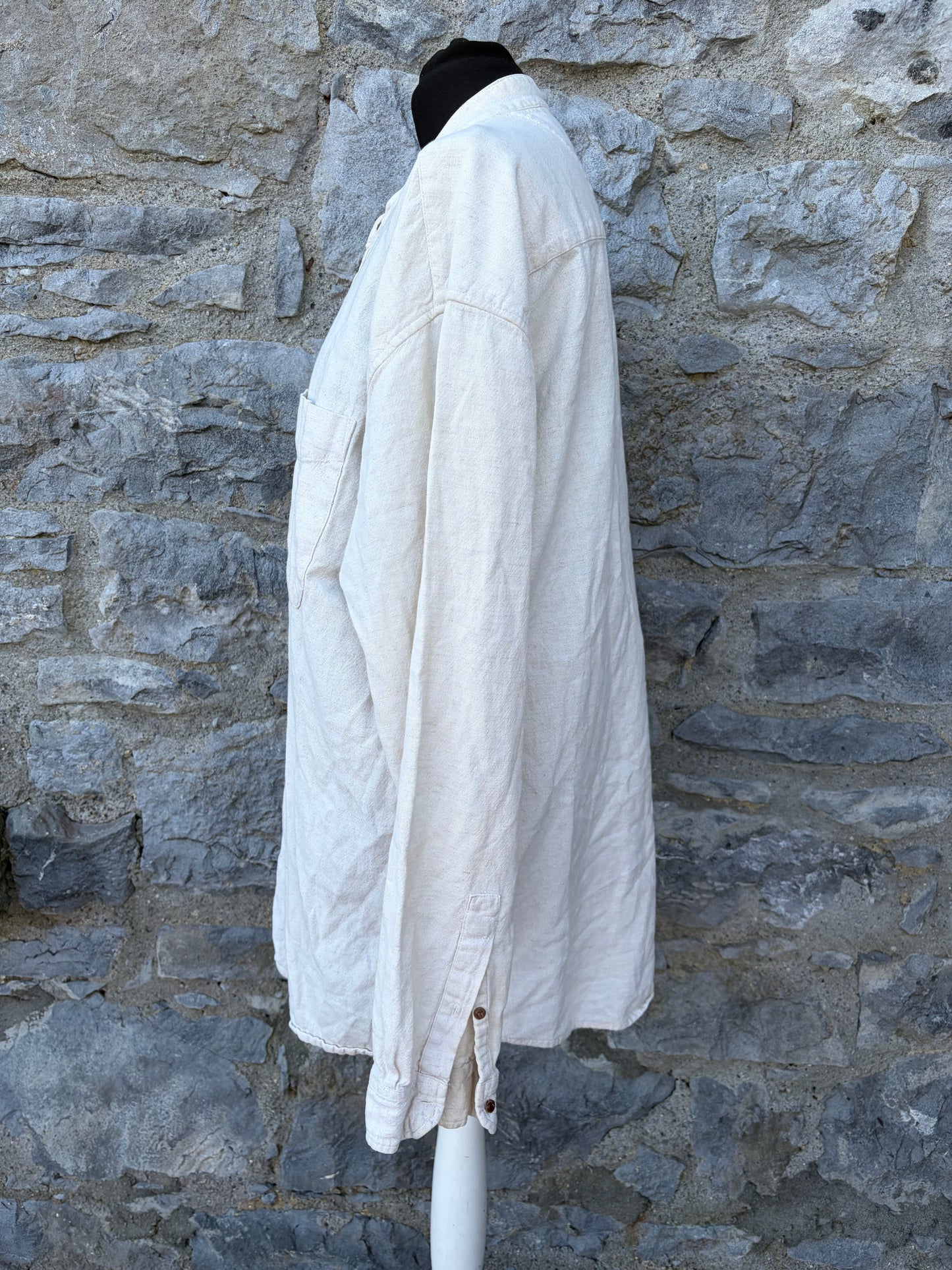 Ivory grandfather shirt XL and