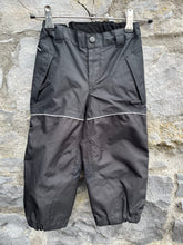 Load image into Gallery viewer, Black waterproof pants   2y (92cm)
