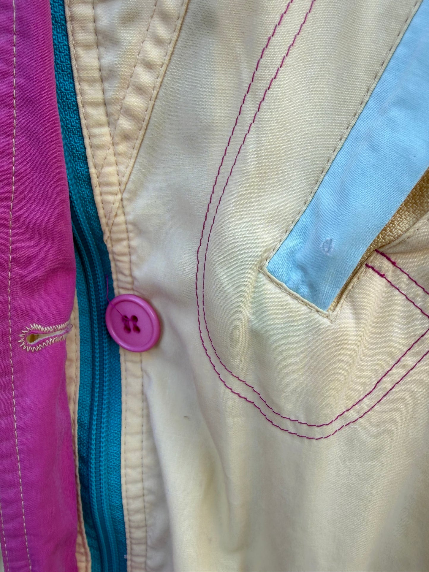 80s yellow jacket uk 14