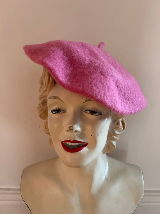 Pink beret