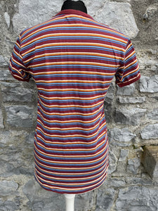 Brown stripy T-shirt uk 8